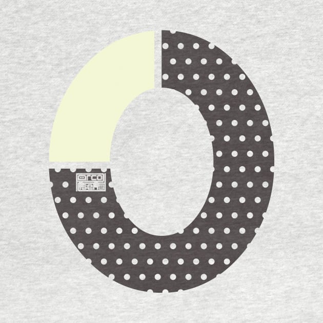 Initial Letter O Ladies Girls Polka Dots Girly Cute by porcodiseno